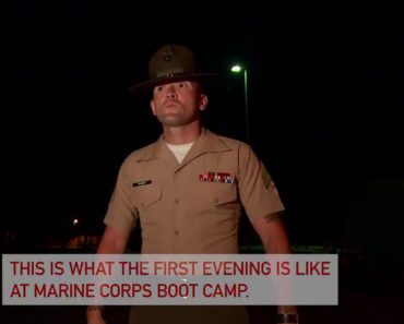 The Chaos And Fog Of The First Night At Marine Corps Boot Camp - This Is What It's Like.